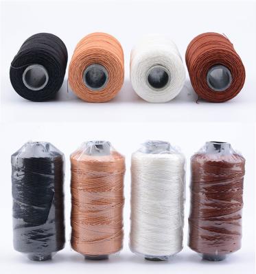 China New Arrival Elastic White Color 210D 3ply Polyester / Nylon Yarn For Fishing Net for sale