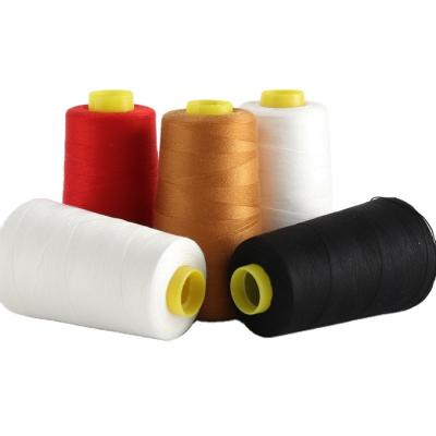 China Good quality elastic hygroscopic portable colorful 100% polyester sewing thread for jeans for sale