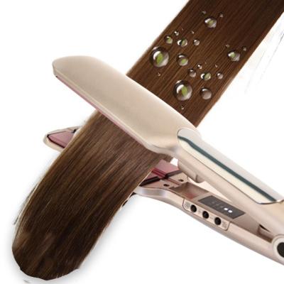 China Outdoor Top Sales Private Label Hair Styling Flat Iron Professional Wide Infrared Straightener Tourmaline Hair Products Ceramic Flat Iron for sale