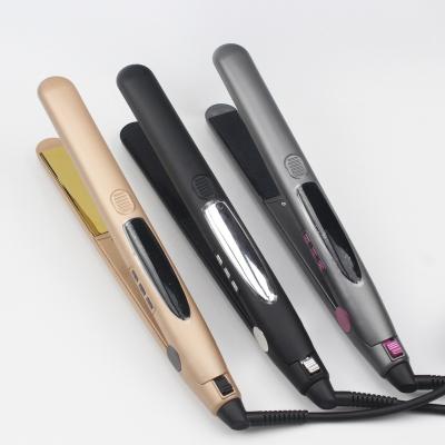 China Hotel Wholesale Custom Professional Hair Styling Tools Irons Private Label Portable Electric Flat Hair Straightener for sale