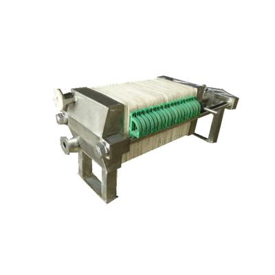 China Sewage Dewatering Stainless Steel Press Filter Machine Food Pharmacy Fruit Juice Filter for sale