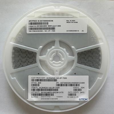 Китай ACM4520-142-2P-T000  TDK/EPCOS high-performance common mode choke high current rating reliable EMI and RFI suppression продается