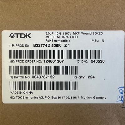 China B32774D0505K000 TDK/EPCOS  Capacitors for DC Link for sale