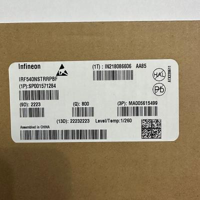 Cina IRF540NSTRRPBF   Infineon IR MOSFET 100 V in a D²PAK package in vendita