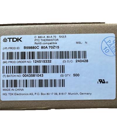 中国 B59880C0080A070 EPCOS/TDK 過電源保護のためのPTC熱電阻 販売のため