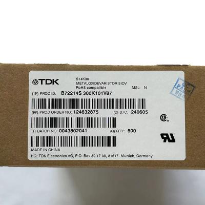 Κίνα B72214S0300K101V87 EPCOS/TDK Πρωθυλικοί διακόπτες βάρυστρων 100% πρωτότυποι και εισαγόμενοι προς πώληση