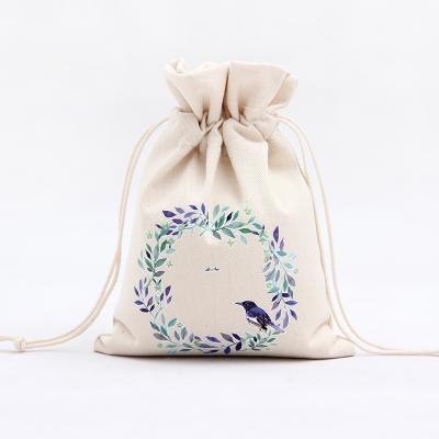 China Wholesale Custom Drawstring Bag Factory Canvas Drawstring Bag Eco-friendly Cotton Drawstring Bag For Gift for sale