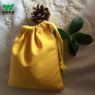 China Recyclable Full Color Printed Organic Cotton Canvas Drawstring Bag With Logo for sale