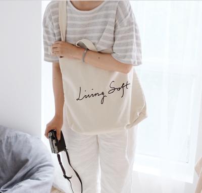 China Eco-friendly Silk Screen Printing Cotton Canvas Tote Bag High-breathable Wholesale for sale