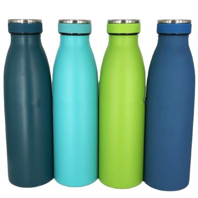 China New Style 350/500/750/1000ml Double Wall Stainless Steel Cola Bottle Thermos Flask Viable Water Bottle for sale