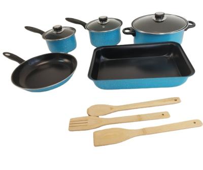 China Sustainable Hot Sale Carbon Steel Food Cookware Set for sale