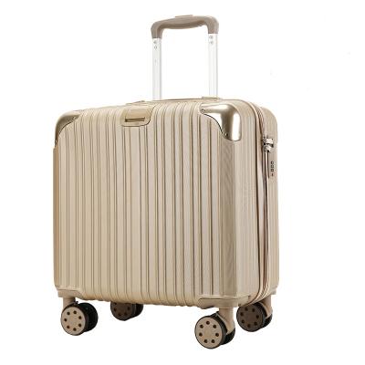 China Hot Sale Jiangxi Supplier ABS Suitcase Set Universal 18 Inch Wheel Anti-scratch And Wear-resistant Luggage for sale