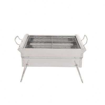 China OEM Stainless Steel Flat Pack Folding Custom Portable Fire Pit Bbq Grill for sale