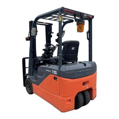 China Building Material Shops Discount Sales Electric Forklift 1.5 Ton Electric Lifter Forklift for sale