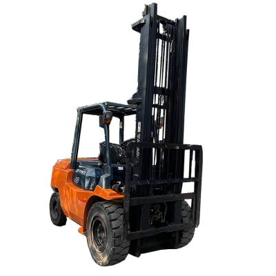 China Building Material Shops China High Quality Second Hand Forklift 4 Ton Diesel 7FD40 Used Forklift for sale