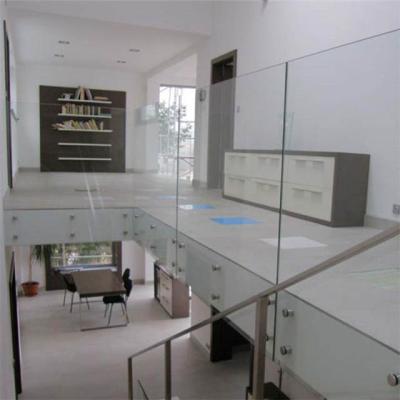 China Modern Bronze Balustrade Stair Railings Factory Price Glass Balustrade for sale