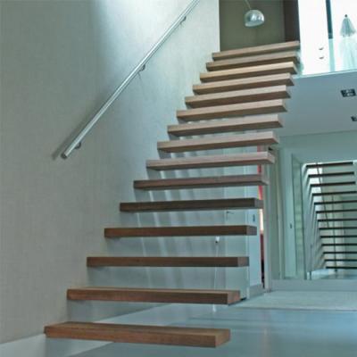 China Hot Sale Modern Wood Tread Stair Railing Stairs Stairs Fence Designs for sale