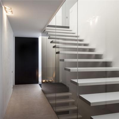 China Modern Hot Sale Stair Case Treads Wooden Stair Railing Stair Enclosure Flair for sale