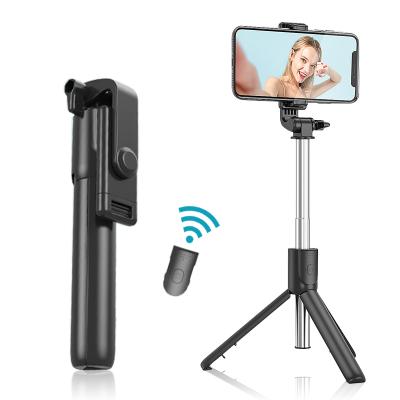 China Portable Flexible Cheap Price Fancy Tripod Portable Selfie Stick With Ring Light Holder for sale