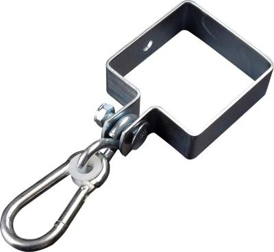 China Modern Outdoor Galvanized Instant Carabiner Square Swing Hanger Hook for sale