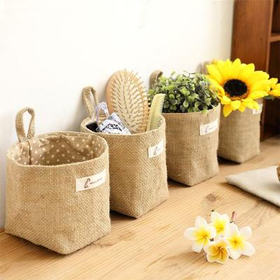 China Reusable Jute Beach Tote Carry Fit Bag Reusable Grocery Sack Burlap Pouch Custom Printed for sale