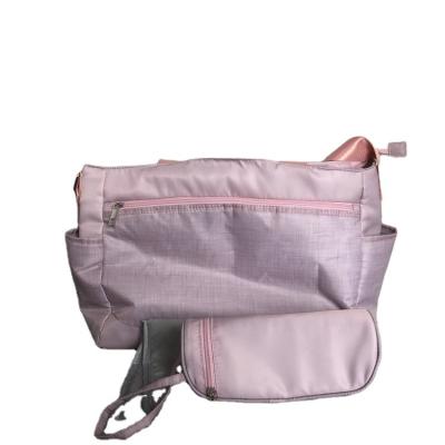 China Water Resistant Fashion Mummy Bag Large Capacity Multifunctional Baby Single Shoulder Diagonal Straddle Bag Diaper Bag for sale