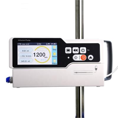 China All brands of standard IV sets are applicable medical equipment: High quality PRIP-E700 touch screen positive displacement IV infusion pumps for hospital ICU for sale