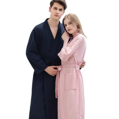 China Thermal Summer and Autumn Couple Bathrobe Nightgown Men's Sexy Nightgown XL Bathrobe XL Nightgown for sale