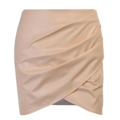 China 2021 autumn breathable new products wholesale slim short skirt ladies workplace stitching casual skirt for sale