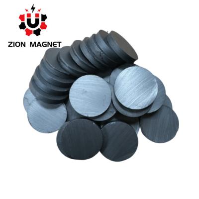 China Customized Acceptable Strong Magnetic Disc Ferrite Magnet for Speakers for sale