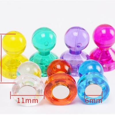 China Permanent Office Whiteboard Magnet Push Pin Magnet for School Home Organization for sale