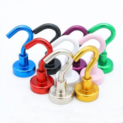 China Super Strong Colorful Nemodiyam Magnetic Hooks Industrial Pot / Cup Shape Performance for sale