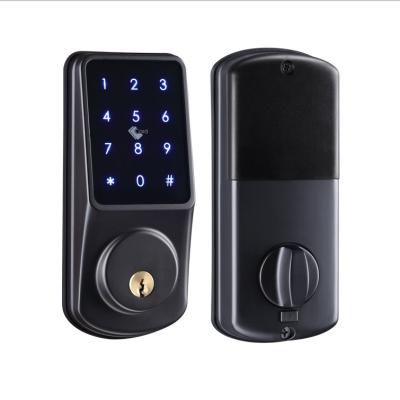 China Smart Safe Remote Control Keyless Home/Apartment/Airbnb/Office Door Digital WiFi App Locks With Auto Electronic Deadbolt for sale