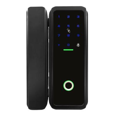 Китай Tamper Alarm Zinc Alloy Electric Digital Biometric Fingerprint Glass Smart Door Lock for Office продается