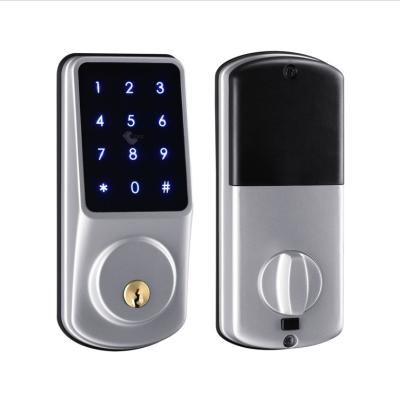 China Newest alloy panel A220 wifi deadbolt American style aluminum smart lock for apartments residencial for sale