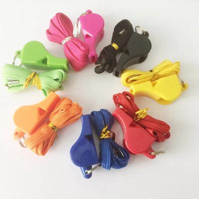 China Safety Outdoor Promotional High Frequency Emergency Camping Outdoor Sport Whistle Plastic Whistle for sale