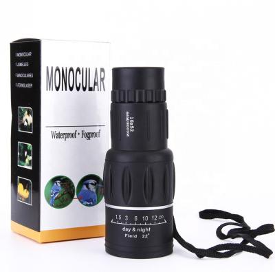 China Powerful 16x52 Outdoor Prism Telescope Monocular With M1652 Pouch for sale