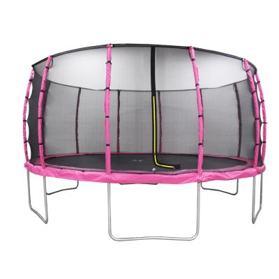 China With protective funjump net trampoline with safety net kids outdoor trampoline for sale