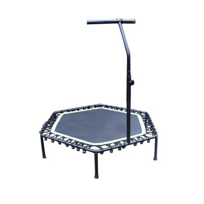 China FUNJUMP Trampoline Gym Eco-friendly Outdoor Gymnastic Trampoline for Adult and Kids with Adjustable Handle for sale