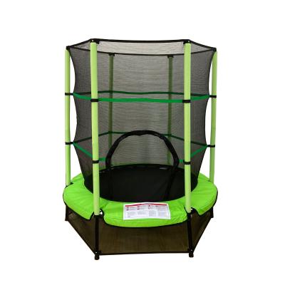 China Eco-friendly 55inch Indoor Outdoor Playground Mini Trampoline China Amusement Park, Trampoline Leisure, With Protective Net Customized Color for sale