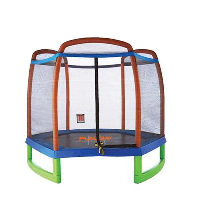 China With FUNJUMP Protective Net Small Trampoline Indoor Trampoline Park For Kids Jumping With Safety Design for sale