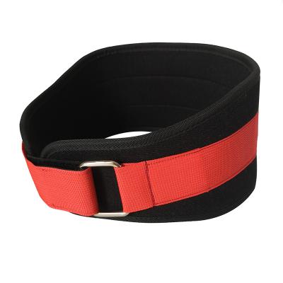 China Comfortable Durable Adjustable Belt Weightlifting Nylon Squat Belt for sale