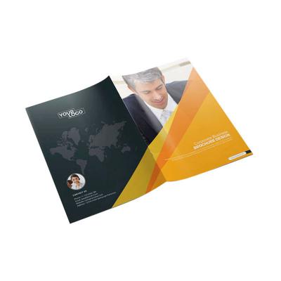 China paper & Cardboard Customized Full Color Printing As A4 Size Brochure With Saddle Stitching for sale