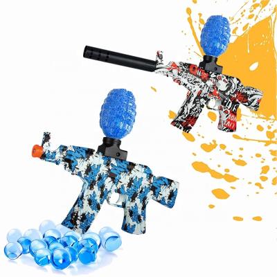 China Hot Sale AK47 M416 MP5 UZI Electric Gel Blasting Kids Toy Gun High Quality Fully Automatic Burst Shot Firearm With 5000pcs Gel Beads for sale