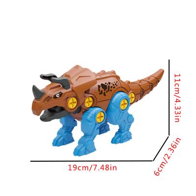 China Disassembly Disassembly Educational Dinosaur DIY Collect Toy Set Intellectual Toys Original DIY Dinosaur Storage Box for sale