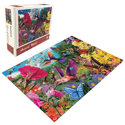 China Unzip Puzzle Wholesale 1000 Pieces Customize Sublimation Paper Jigsaw Puzzle Kids Paper Game 1000pcs for sale