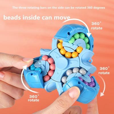 China Amazon Hot Selling Plastic Magic Beans With Rotating Decompression Toy Fingertip Rotating Magic Beans Fingertip Spinner Toy for sale