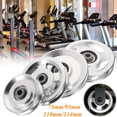 China Fitness center plastic material spare parts 6 inch plastic pulley for cable, Shandong pulley for gym equipment for sale