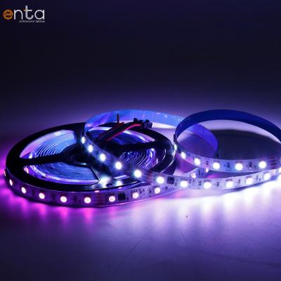 China Entertainment Venues / China Business Center / Shopping Mall Suppliers Dc24 60Leds Rgb+3000K 5050 Color Changing Rgbw Led Strip for sale