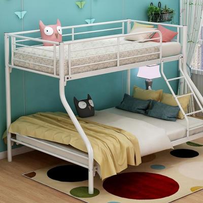 China New Design Kids Wrought Iron Metal Space Saving Bunk Bed, Ornate Three Person Bunk Bed Manufacturer and Wholesaler for sale